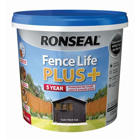 ronseal tudor black oak fence paint|ronseal fence paint.